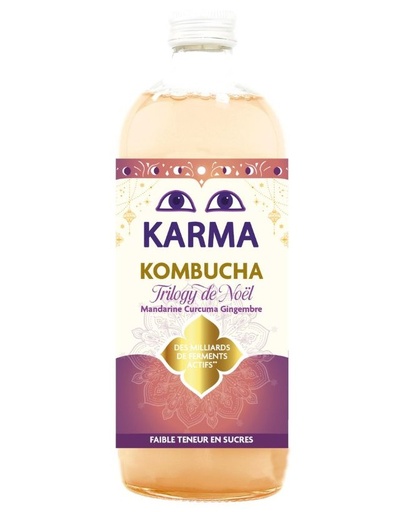 [14805] Karma Kombucha Organic - LARGE BOTTLE Trilogy X 6 X 1L