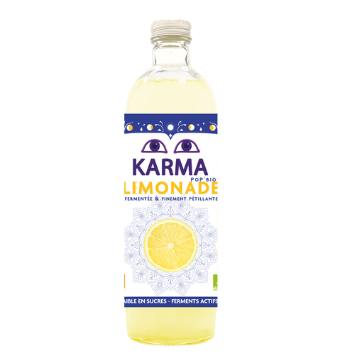 [14807] [15% OFF] Karma Drinks - LARGE BOTTLE Pop Biotic Lemonade X 6 X 750ml