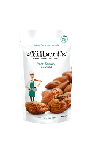 [14885] [15% OFF] Mr Filberts Snacking Nuts - Almonds Frence Rosemary X 12 X 100g