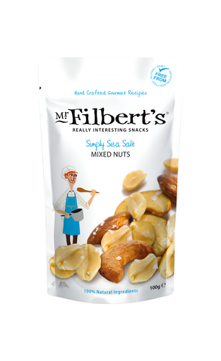 [14893] [15% OFF] Mr Filberts Snacking Nuts - Mixed Simply Sea Salt X 12 X 100g