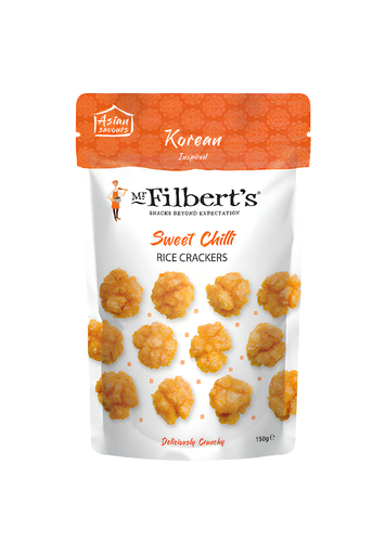 [14894] Mr Filberts Rice Crackers - Korean Chilli X 6 X 150g
