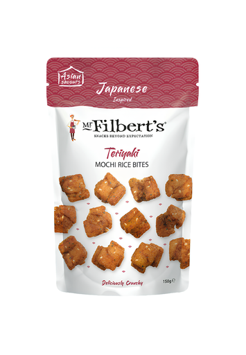 [14895] Mr Filberts Rice Bites - Mochi Japanese Teriyaki X 6 X 150g