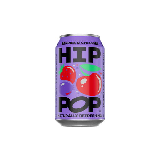 [14901] Hip Pop Gut Lovin Soda - Berries and Cherries X 12 X 330ml