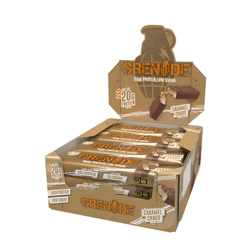 [14856] Grenade Carb Killa Protein Bars - Caramel Chaos X 12 X 60g