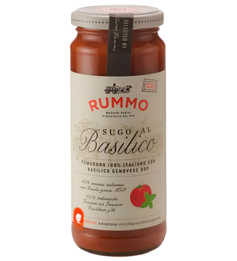 [14872] Rummo Sauce - Basil PDO X 6 X 340g
