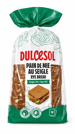 [14908] Dulcesol Bread - Sliced Rye 800g