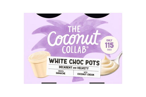 [14792] The Coconut Collaborative Dessert - White Chocolate Pots (4X45g) 180g