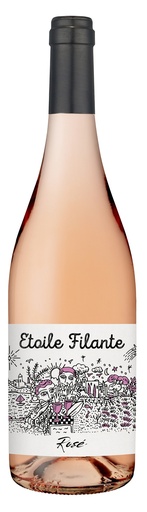 [14938] Etoile Filante Rose Wine - Rose Grenache Syrah Languedoc 2024 12.5% ABV FRANCE X 6 X 750ml