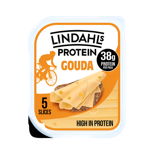 [14944] Lindahls Cheese - Gouda Protein Slices 125g