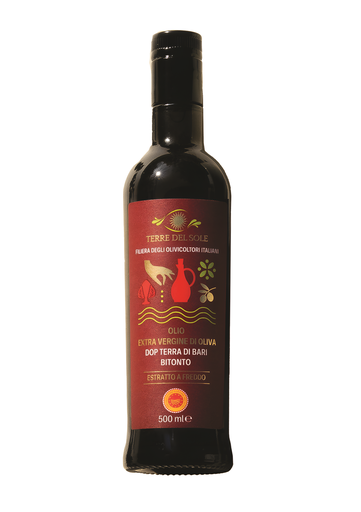 [14912] Terre Del Sole Olive Oil - Extra Virgin Bari Bitonto PDO X 6 X 500ml