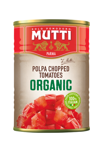 [14881] Mutti Organic Canned Tomatoes - Chopped X 12 X 400g