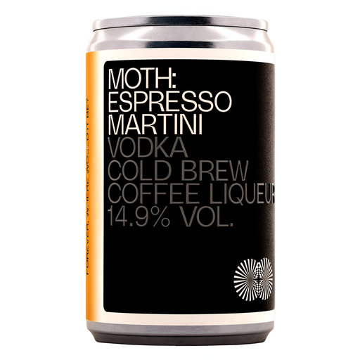 [14948] [10% OFF] Moth Cocktails - CAN Espresso Martini 14.9% ABV X 12 X 125ml