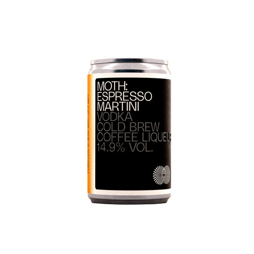 [14948] [10% OFF] Moth Cocktails - CAN Espresso Martini 14.9% ABV X 12 X 125ml