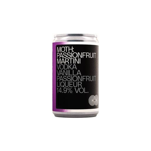 [14949] [10% OFF] Moth Cocktails - CAN Passionfruit Martini 14.9% ABV X 12 X 125ml