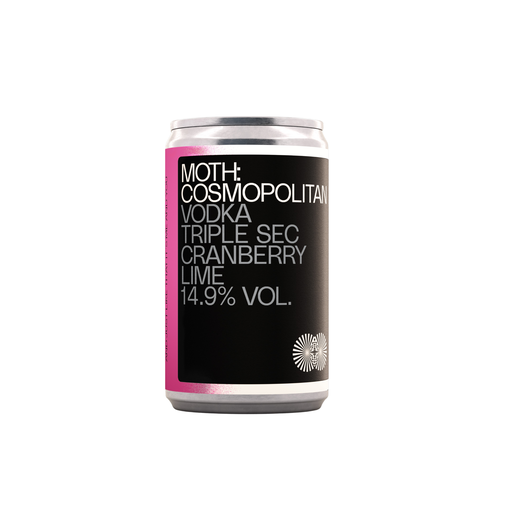[14950] [10% OFF] Moth Cocktails - CAN Cosmopolitan 14.9% ABV X 12 X 125ml