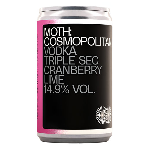 [14950] [15% OFF] Moth Cocktails - CAN Cosmopolitan 14.9% ABV X 12 X 125ml