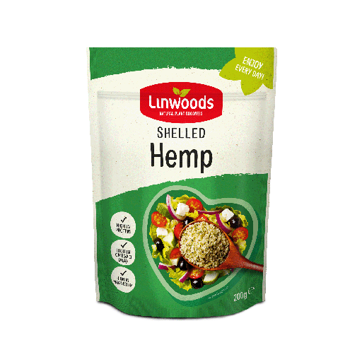 [14922] Linwoods Seed and Nut Mix - SMALL Shelled Hemp Seeds X 12 X 200g