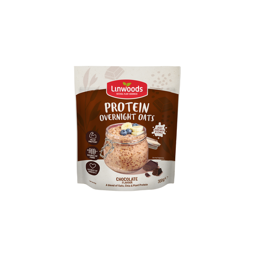 [14926] Linwoods Overnight Oats - Chocolate Protein X 5 X 300g