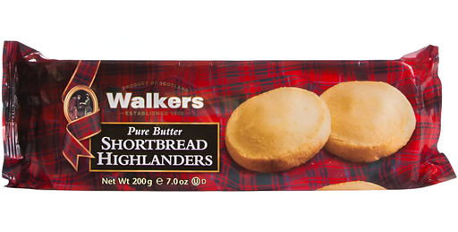 [14973] Walker's Shortbread Biscuits - Pure Butter Highlanders 200g