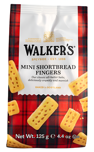 [14974] Walkers Shortbread Biscuits - Mini Fingers Share Bag 125g