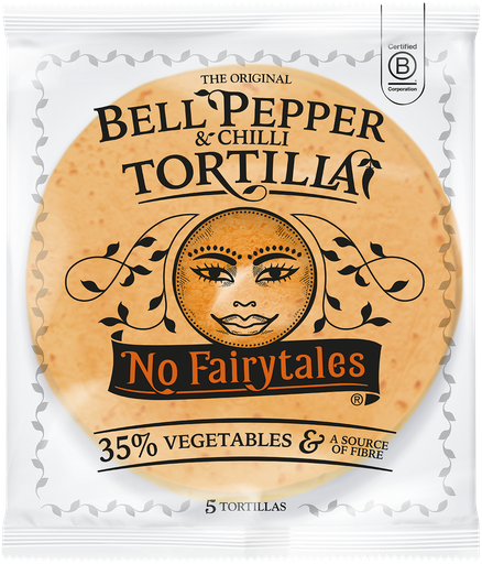 [14957] [15% OFF] No Fairytales Tortillas - Bell Pepper and Chilli 200g