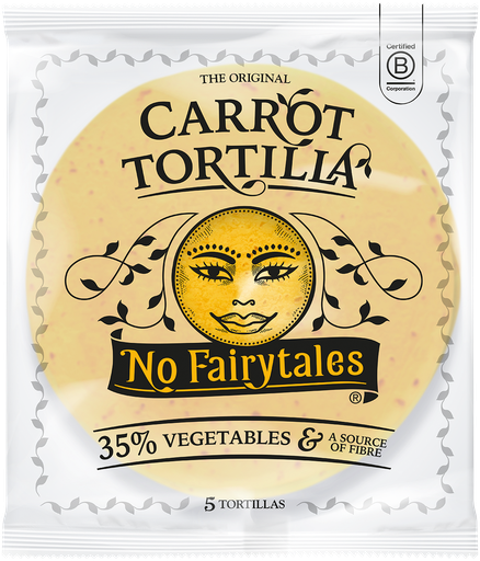 [14958] [15% OFF] No Fairytales Tortillas - Carrot 200g