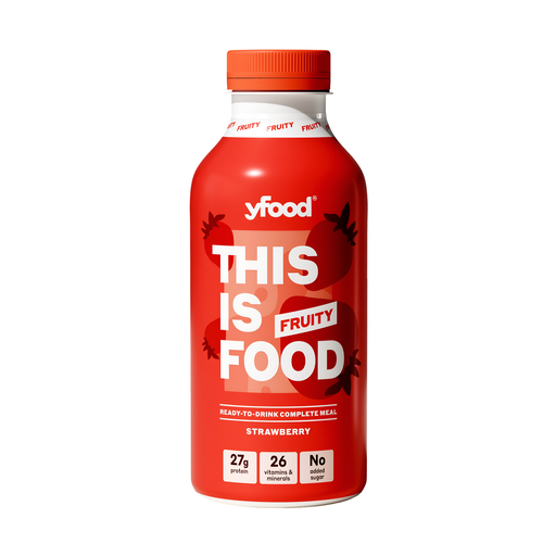 [14980] YFood Meal Replacement Shake - Fruity Strawberry X 6 X 500ml