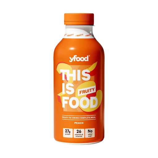 [14981] YFood Meal Replacement Shake - Fruity Peach X 6 X 500ml