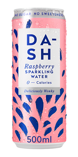 [15011] Dash Sparkling Water - LARGE Raspberry X 12 X 500ml