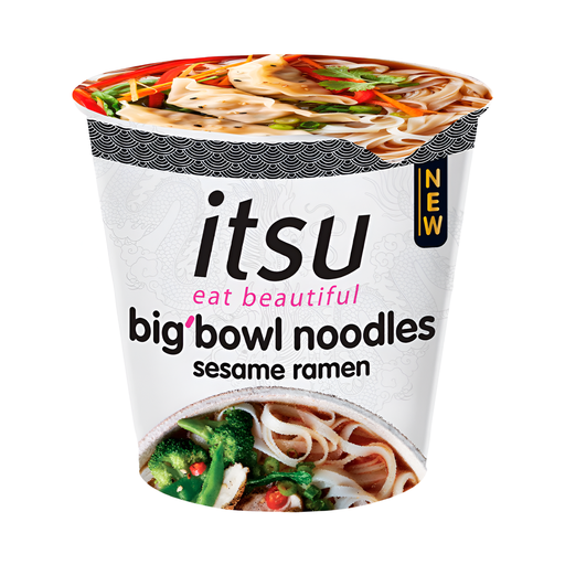[14960] Itsu Noodles Cup - Big Bowl Sesame Ramen X 4 X 93g