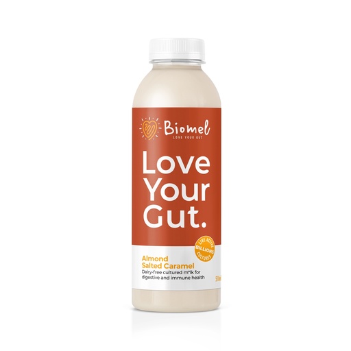 [14999] [10% OFF] Biomel Gut Health Drinks - Almond Salted Caramel 510ml