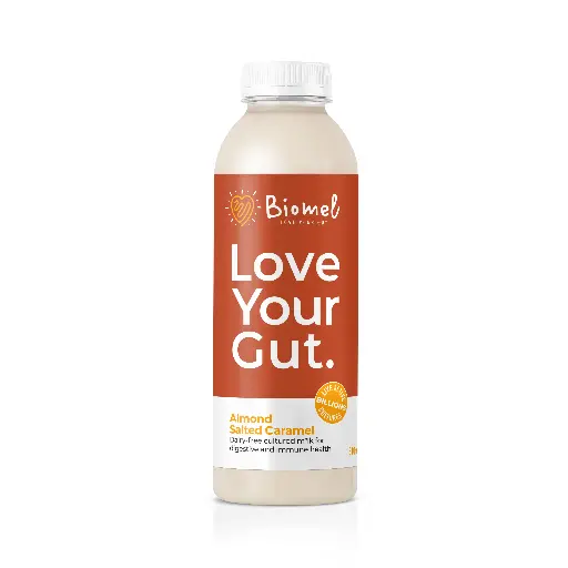 [14999] [10% OFF] Biomel Gut Health Drinks - Almond Salted Caramel 510ml