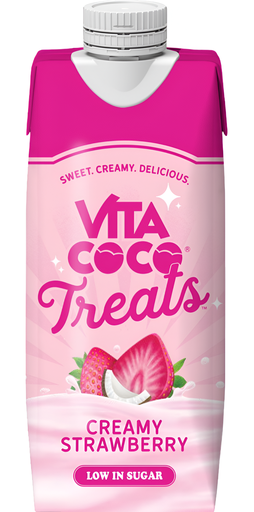 [15026] Vita Coco Flavoured Coconut Milk - Strawberry & Cream X 12 X 330ml