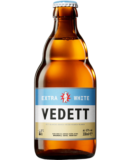 [15031] Vedett Beer - BOTTLE White 4.7% ABV X 24 X 330ml