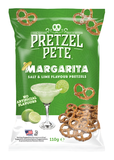 [15041] Pretzel Pete Snacking Pretzels - Mini Twist Margarita X 8 X 110g