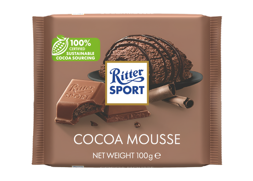 [15051] Ritter Sport Chocolate Colour - Cocoa Mousse X 11 X 100g