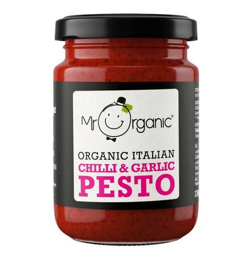 [15055] [15% OFF] Mr Organic Pesto - Chilli Garlic X 6 X 130g