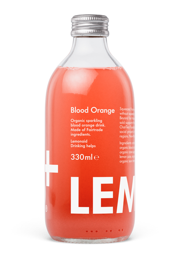 [15072] Lemonaid Organic Sparkling Soft Drink - Blood Orange X 12 X 330ml