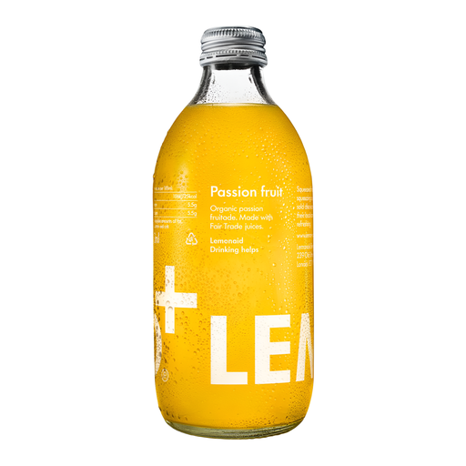 [15075] Lemonaid Organic Sparkling Soft Drink - Passion Fruit X 12 X 330ml