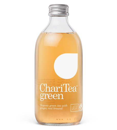 [15077] ChariTea Iced Tea - Green w/ Ginger X 12 X 330ml