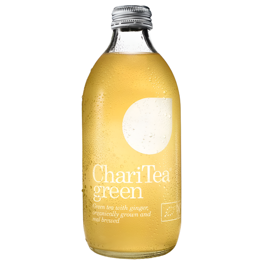 [15077] ChariTea Iced Tea - Green w/ Ginger X 12 X 330ml