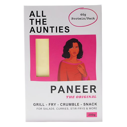 [15103] [15% OFF] All The Aunties Paneer - BLOCK Original Plain 200g