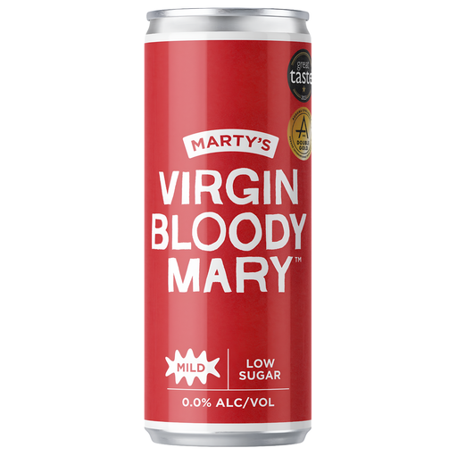 [15158] Martys Alcohol Free Cocktail - CAN Mild  Virgin Bloody Mary X 12 X 250ml