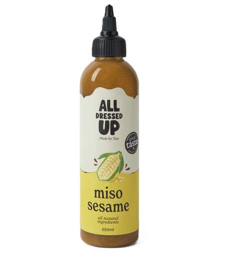 [15141] All Dressed Up Dressings - Miso and Sesame X 6 X 250ml