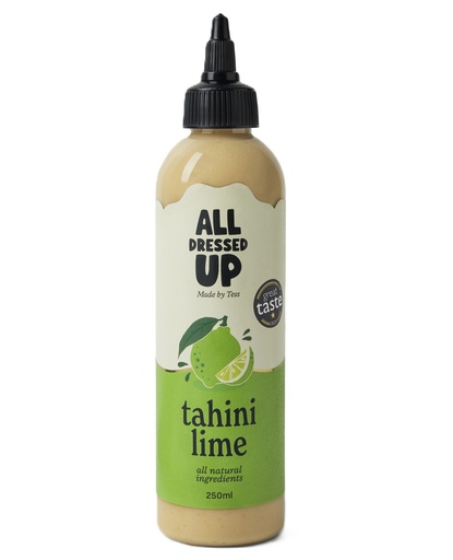 [15142] All Dressed Up Dressings - Tahini And Lime X 6 X 250ml