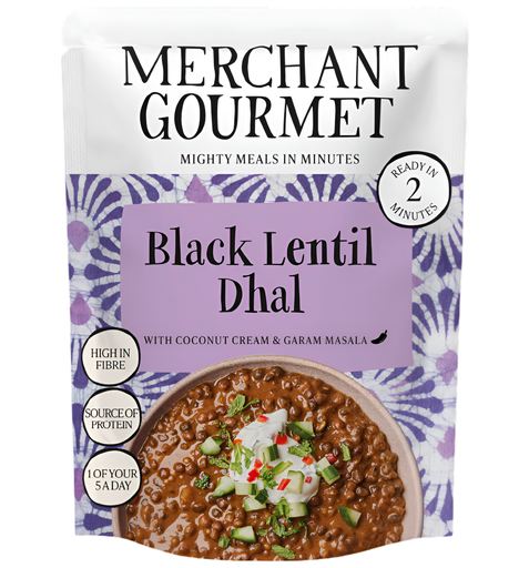[15166] Merchant Gourmet Ready Meals - Black Lentil Dhal X 6 X 280g