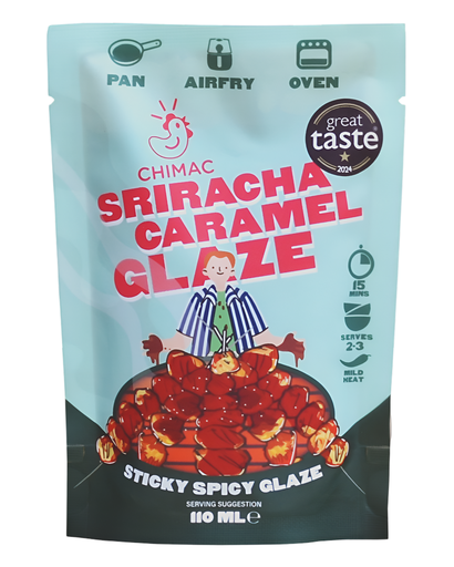 [15209] Chimac Korean Sauce - POUCH Glaze Sriracha Caramel X 12 X 110ml