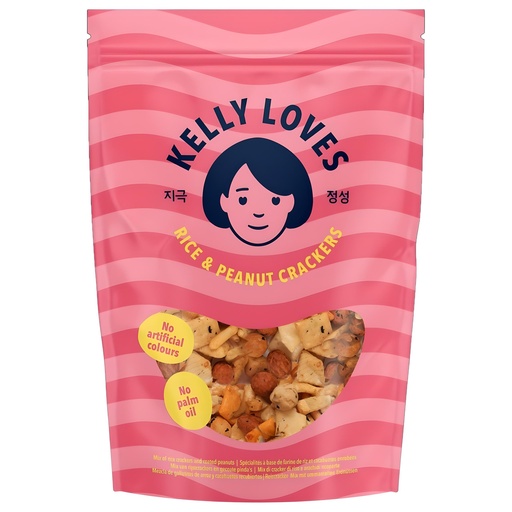 [15218] Kelly Loves Crackers - Rice & Peanut X 12 X 80g