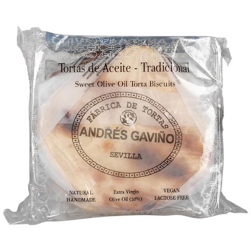 [15223] Gavino Olive Oil Tortas Biscuit - Traditional X 10 X 180g