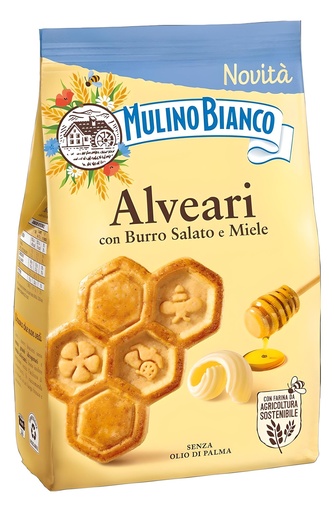 [15228] Mulino Bianco Italian Biscuits - Alveari X 12 X 300g